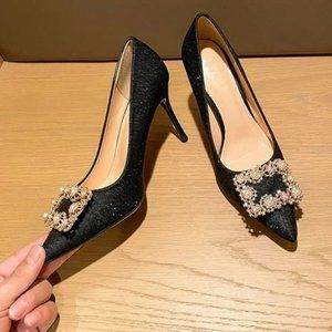 The new fashion and sexy pumps with pointed toes